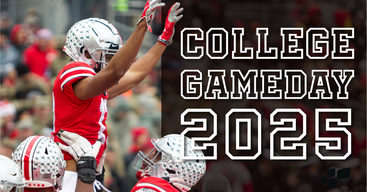 Ohio Buckeyes celebrate a win at Columbus Ohio stadium