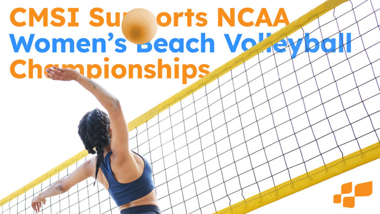 Women plays beach volleyball
